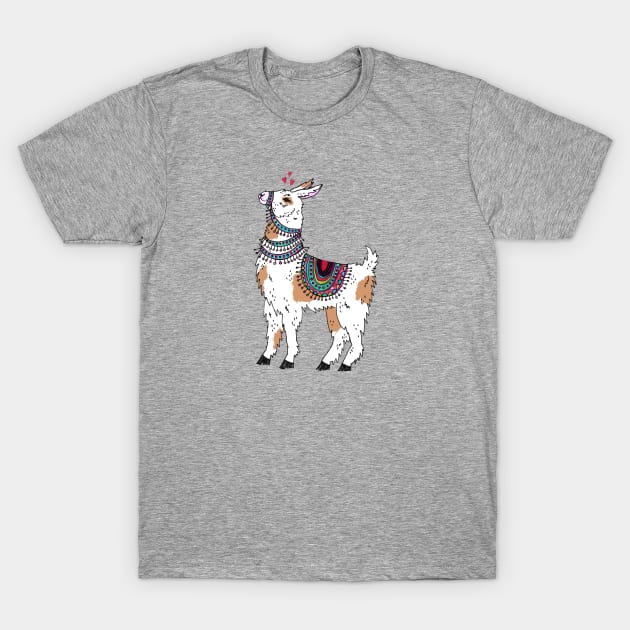 I Llama You T-Shirt by InkedinRed